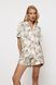 Піжама жіноча з шортами Aruelle Seashell pajama short  квітковий принт Seashell pajama short фото 7