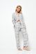 Піжама жіноча сорочка зі штанами Aruelle Adoria pajama long квітковий принт Adoria pajama long фото 3