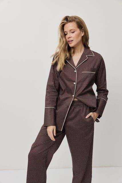 Жіноча піжама зі штанами Alma long Alma pajama long фото