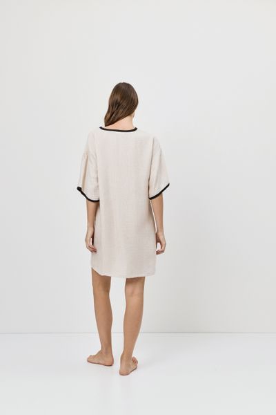 Пляжное женское платье туника Aruelle Horizon dress бежевое Horizon dress фото