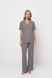 Пижама женская рубашка с брюками Aruelle Isolda pajama long  геометрический принт Isolda pajama long фото 6