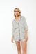 Жіноча піжама сорочка з шортами Bethany short Aruelle  молочний Bethany pajama short фото 3