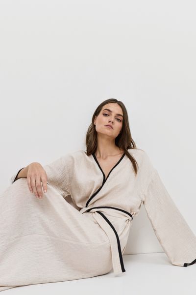 Женская туника-кимоно Aruelle Horizon gown бежевая Horizon gown фото