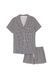 Піжама жіноча з шортами Aruelle Isolda pajama short геометричний принт Isolda pajama short фото 8