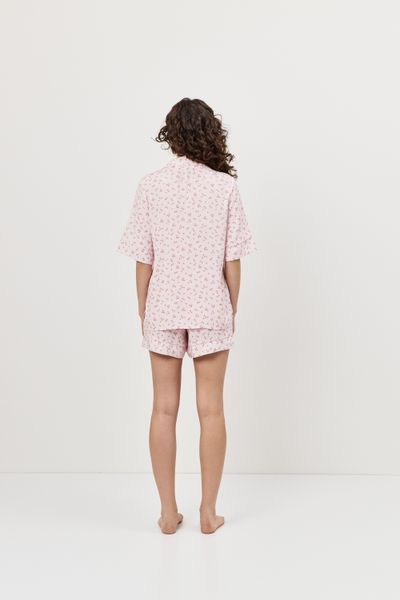 Піжама жіноча сорочка з шортами Aruelle Blossom pajama short квітковий принт Blossom pajama short фото