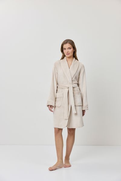 Жіночий халат Eva bathrobe cr&egrave;me Eva bathrobe cr&egrave;me фото