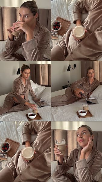 Жіночий утеплений комплект зі штанами Choco long Choco pajama long фото