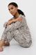 Піжама жіноча сорочка зі штанами Aruelle Manuela pajama long  анімалістичний принт Manuela pajama long фото 8
