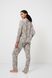 Піжама жіноча сорочка зі штанами Aruelle Manuela pajama long  анімалістичний принт Manuela pajama long фото 4