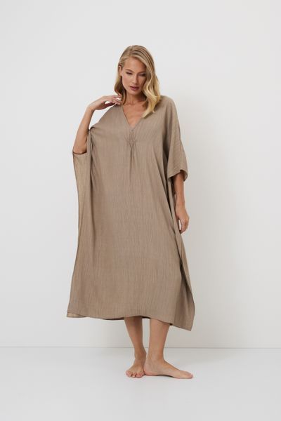 Женское летнее платье Cade Aruelle бежевое Cade dress  фото