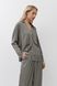 Пижама женская атласная рубашка с брюками Aruelle Romie pajama long бежевый геометрический принт Romie pajama long фото 12