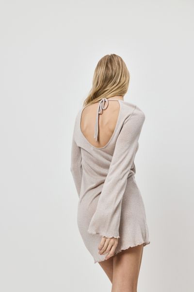 Пляжное женское платье туника Aruelle Giada dress серебро с люрексом Giada dress фото